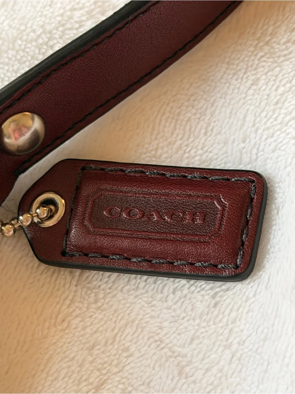 Vintage Coach Pink and Burgundy Signature Canvas Shoulder Bag